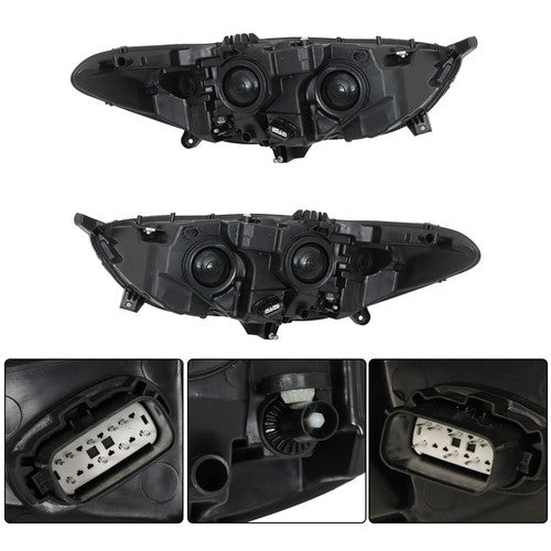 Left&Right Side Headlamps Headlight For Ford Fusion 2013-2016 DS7Z13008A