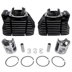 Cylinder Rebuild Kit + Piston Rings Pistons Wrist Pins Circlips for Yamaha RD350