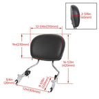 Backrest Sissy Bar Docking Hardware Kit For Harley Street Glide Road King 14-24