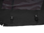 Soft Black Roof for Kawasaki Mule Pro FXT with PVC Upper Doors and Rear Window