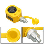 10Ton Hydraulic Ram Jack Multi-Section 1" Stroke Lifting Low Height Cylinder