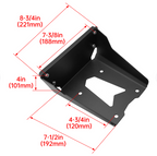 Steel Transom Trolling Motor Mount Bracket Powder Coated Kayaks