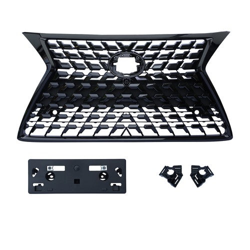 Front Gloss Black Grille Luxury Grill for 2014-2022 for Lexus GX460