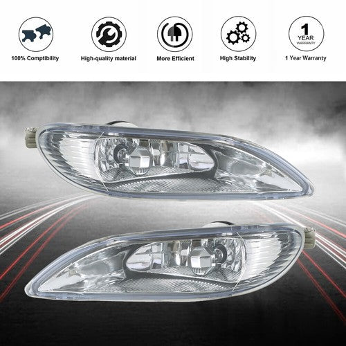 For Toyota Corolla 2005-2008 Camry 02-04 Front Bumper Fog Light Lamp Clear Lens