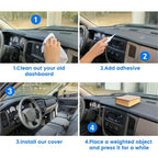 One Piece Molded Dash Cover for 02-05 Dodge Ram 1500 2500 3500 Textured Black