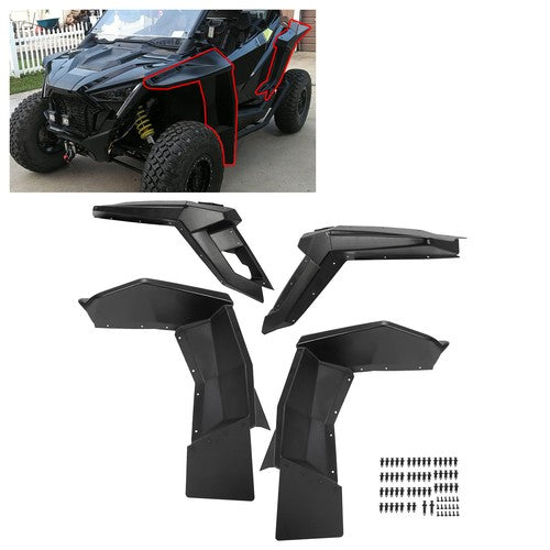 Full Coverage Fender Flares for Polaris RZR Pro XP Pro R Turbo R 2020-2024