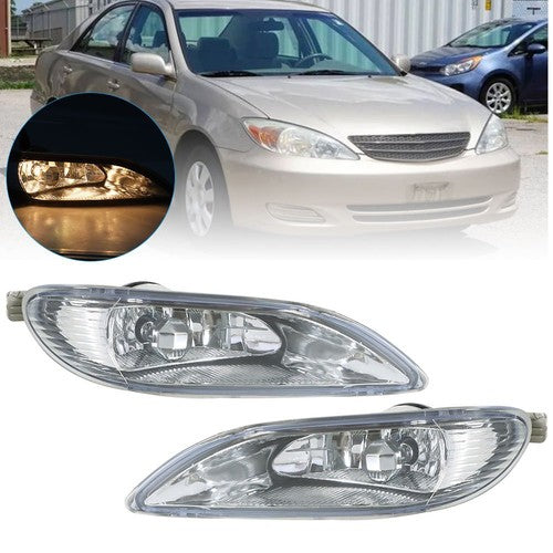 For Toyota Corolla 2005-2008 Camry 02-04 Front Bumper Fog Light Lamp Clear Lens
