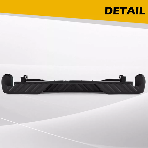 Black Steel Rear Step Bumper for 2005-2021 for Nissan Frontier no Sensor Holes