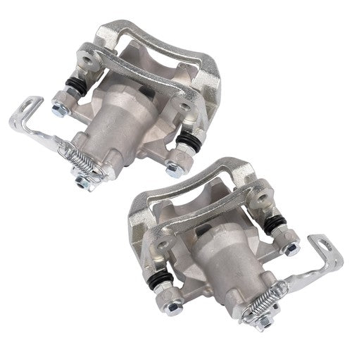 2Pcs Rear Driver & Passenger Brake Caliper with Bracket for Kia Soul 2014-2018