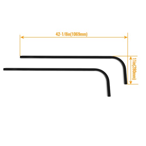 Extended Roof Mounting for 2004 Plus Club Car Precedent Yamaha G29 Drive Top Supports