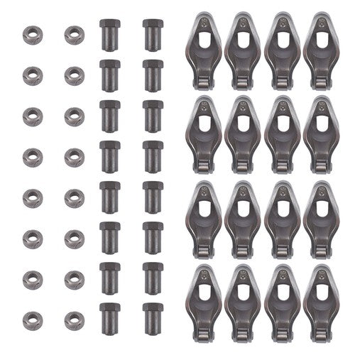 Steel Roller Tip Rocker Arms Set for Small Block Chevy 350 1.5 Ratio 3/8" Stud