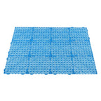 50PCS 12 x 12in Interlocking Drainage Floor Tiles Modular Interlocking Tile Blue