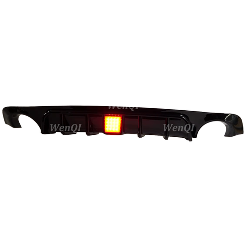 Rear Lower Diffuser Lip W/ LED Light for Infiniti Q50 2018-2023 2019 2020 2021