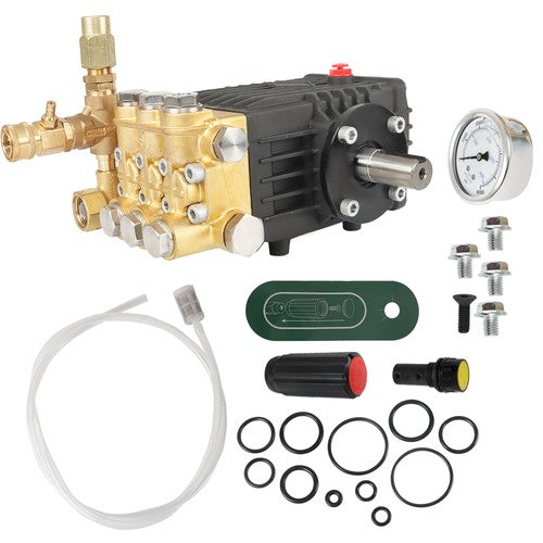 New 3600 PSI 4.9GPM Belt Drive Pressure Power Washer Pump 24mm Solid Shaft