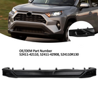 Front Lower Bumper Cover JDM Style Lip for Toyota Rav4 2019 2020-2024 LE XLE
