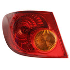 Outer Tail Light Tail Lamp LH Left Driver Side for 2003-2008 for Toyota Corolla