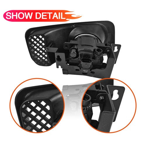 Front Bumper Yellow Lens Halogen Fog Lights Lamp for 1999-2000 for Honda Civic