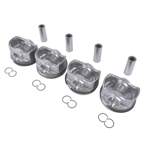 4 x Pistons +Pins For 2013-2014 Hyundai Sonata Fe 2.0T 2.0L Sonata 23410-2G400
