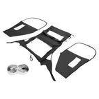 Black Soft Door UTV Cab Enclosure for Kawasaki Mule 600 610 4x4 XC 2005 2016