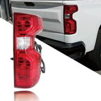 Passenger Tail Light Incandesce Red Clear For Chevy Silverado 1500 2019-2021