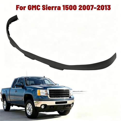 Black Front Lower Bumper Air Deflector Valance For GMC Sierra 1500 2007-2013