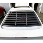 Black Rear Window Louver Sun Shade Cover for Ford Mustang Fastback 1979-1993