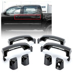 Glossy Black Painted Door Handle Kit 4 Pcs for Toyota Tundra Sequoia 2011-2019