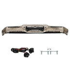 Rear Bumper Chrome With Object Sensor Holes New For 2006-2008 Ford F150