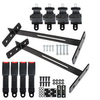 Universal 4 Passenger Golf Cart Seat Belts 42" Kit For EZGO Yamaha Club Car