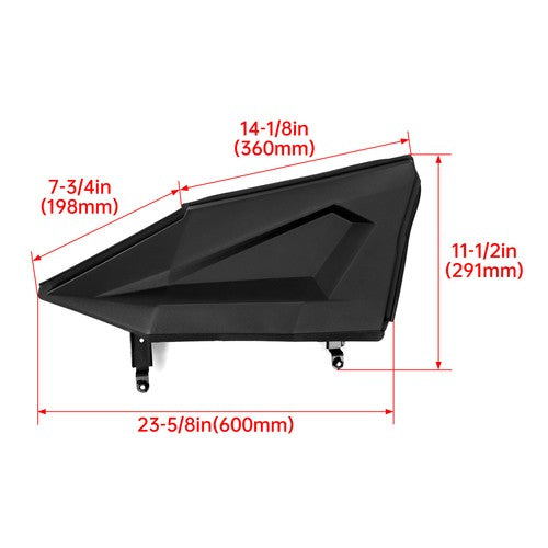 Black Lower Door Inserts for Polaris RZR XP 4 1000 XP 4 Turbo 2014 2023 2879942