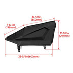 Black Lower Door Inserts for Polaris RZR XP 4 1000 XP 4 Turbo 2014 2023 2879942