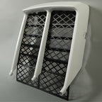 White Radiator Cover Plus Grill for 1987-2006 Yamaha Banshee 350 YFZ350 Front Panel