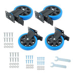 6 Inch Swivel Caster Wheels, Casters Set of 4 Heavy Duty with Brakes