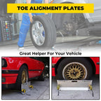 Wheel Alignment Tool Toe Plates 2 Tape Measures with Magnets Camber Caster