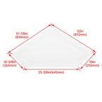 32x10 Clear Plastic Skylight Cover for Travel Trailer RV Camper Truck 01868