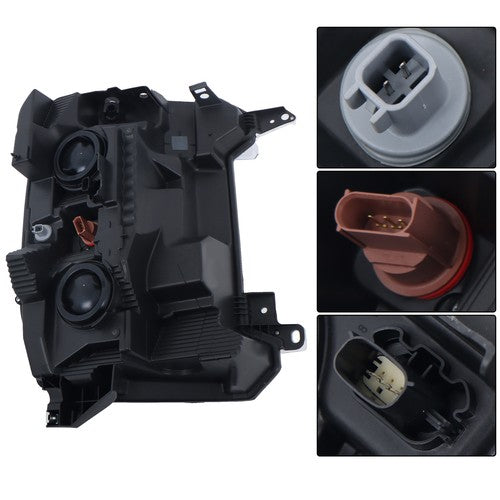 Single LH For Ford F250 F350 SuperDuty 2023-2024 Headlight Replacement Halogen