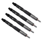 4Pcs Common Rail Diesel Fuel Injectors Black Fits JCB T4 Excavator 444 Engine