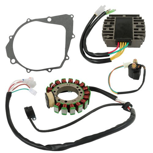 For Yamaha Warrior 350 YFM350X Magneto Stator Regulator Relay Gasket 1996-2001