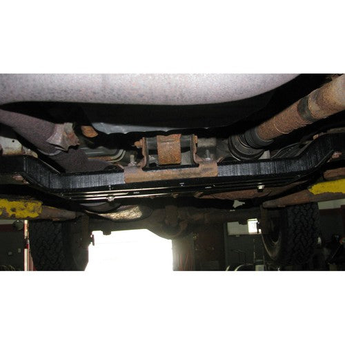 Transmission Crossmember Skid Plate Guard Black for Jeep Grand Cherokee WJ 99-04