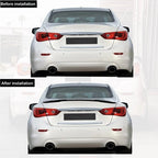 M4 Style Rear Trunk Spoiler Wing for 2014-2024 Infiniti Q50 Carbon Fiber Style