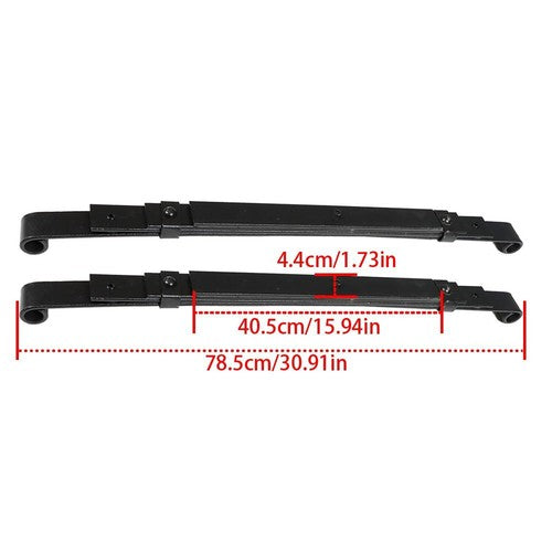 For Club Car Precedent Golf Cart Set of Rear Heavy Duty Leaf Springs 2004-up