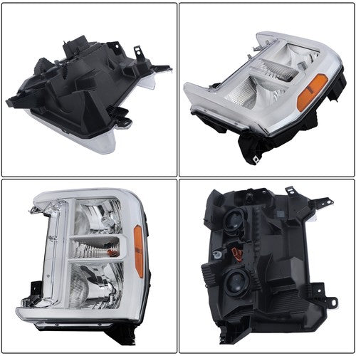 Single LH For Ford F250 F350 SuperDuty 2023-2024 Headlight Replacement Halogen