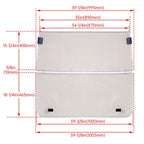 For Club Car DS 2000.5 -UP Golf Cart Folding Tinted Windshield Windscreen