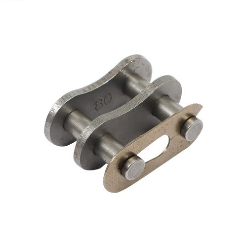 #80 Stainless Steel Roller Chain x 10ft with Free Connecting Links 1 connector