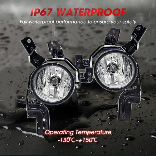 Fog Light Assembly for 2007 2008 2009 for Honda CRV Switch Wiring Kit Clear
