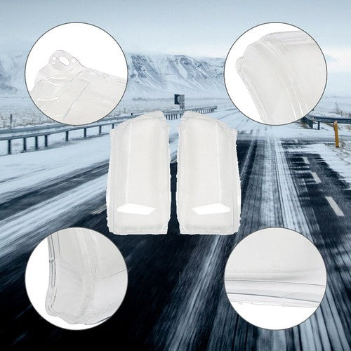 Left + Right Lens Cover Lampshade For Land Rover Range Rover Sport 2010-2013