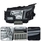 Headlamp Left Side Headlight No Bulbs For Nissan Frontier 2022 23 Black Halogen