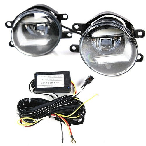 Bumper LED Fog Lights Lamps Turn Signal Pair for 2011-2013 for Toyota Corolla