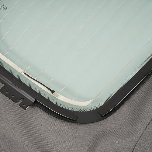 Black Convertible Soft Top Clear Heated Glass Window For Volkswagen Beetle 03-10