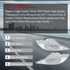 For Toyota Corolla 2005-2008 Camry 02-04 Front Bumper Fog Light Lamp Clear Lens
